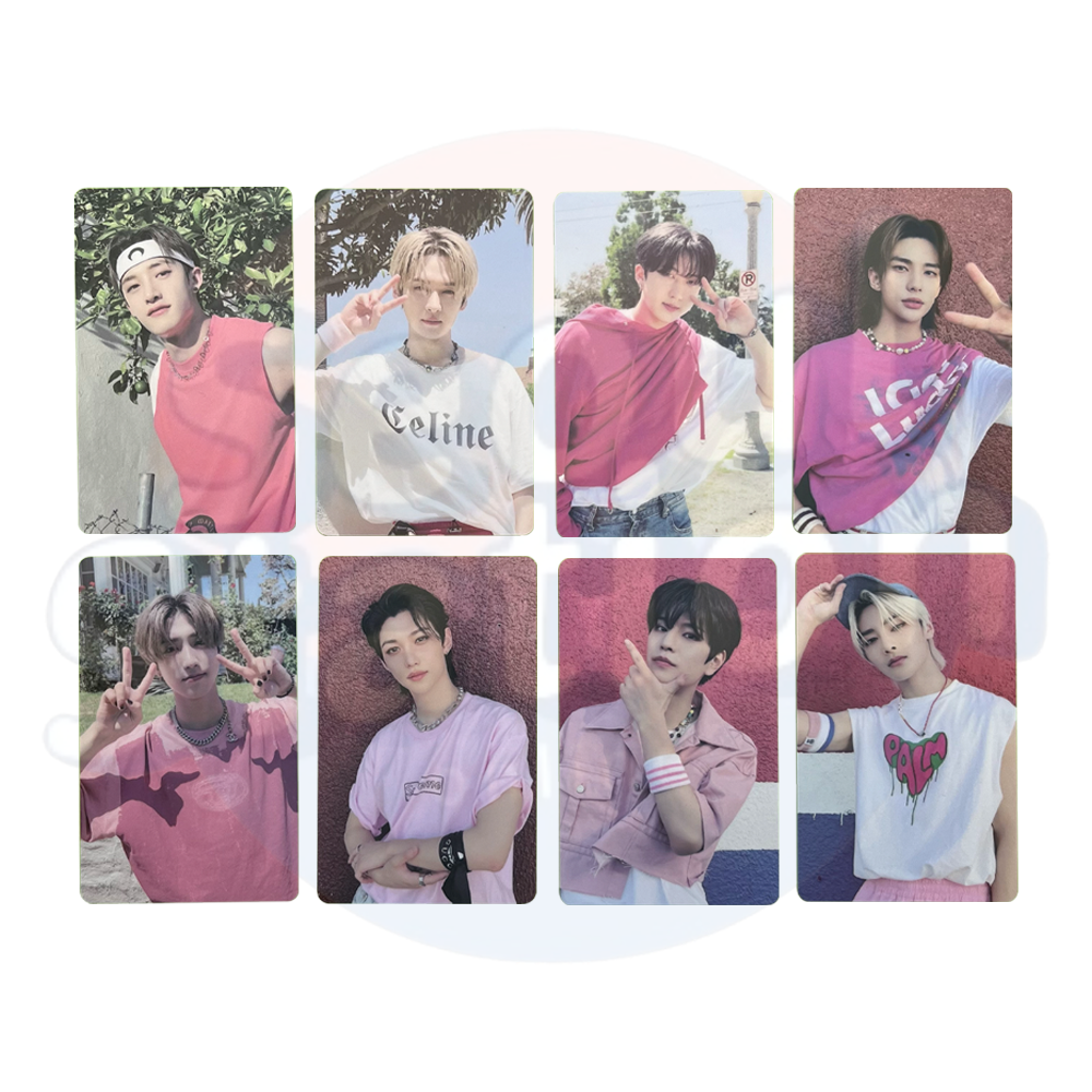 Stray Kids - MAXIDENT - Soundwave 2nd Round Photo Card - PINK CLOTHES Ver.