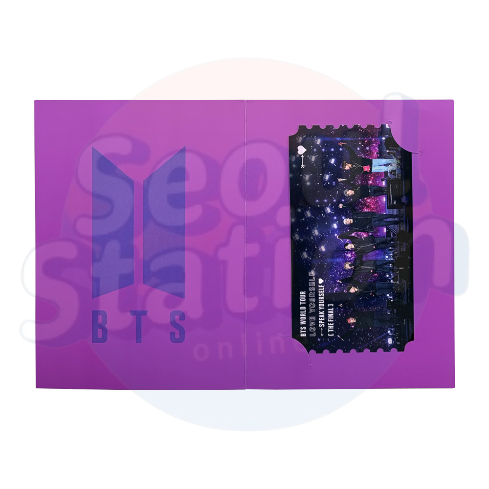BTS - LOVE YOURSELF, SPEAK YOURSELF (THE FINAL) - WEVERSE Group Photo Ticket Set
