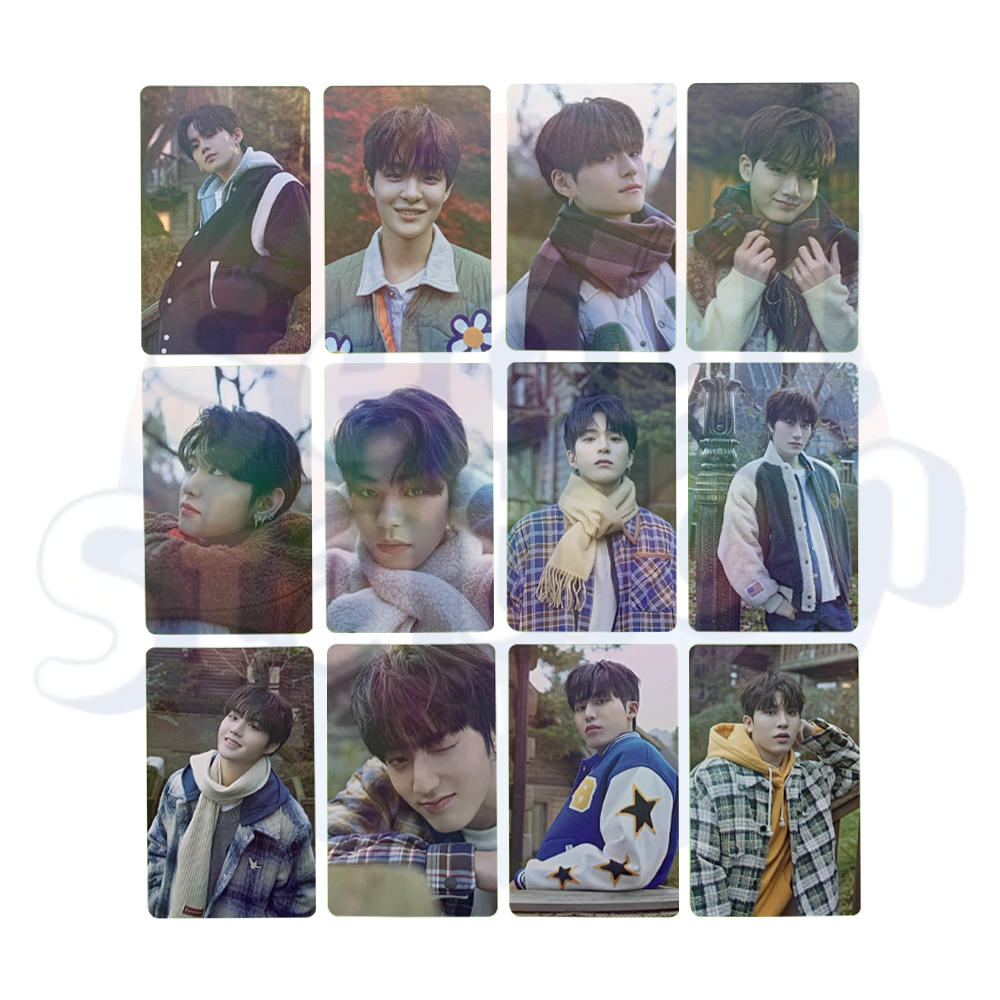 TREASURE - 2022 Welcoming Collection: Winter Camp In Everland  - WEVERSE Holo Photo Card 