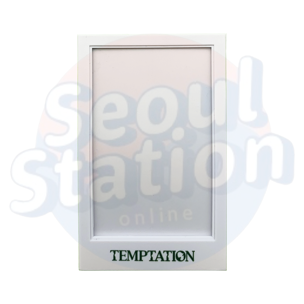 TXT - The Name Chapter : TEMPTATION - Weverse Plastic Photo Card Frame dark green writing