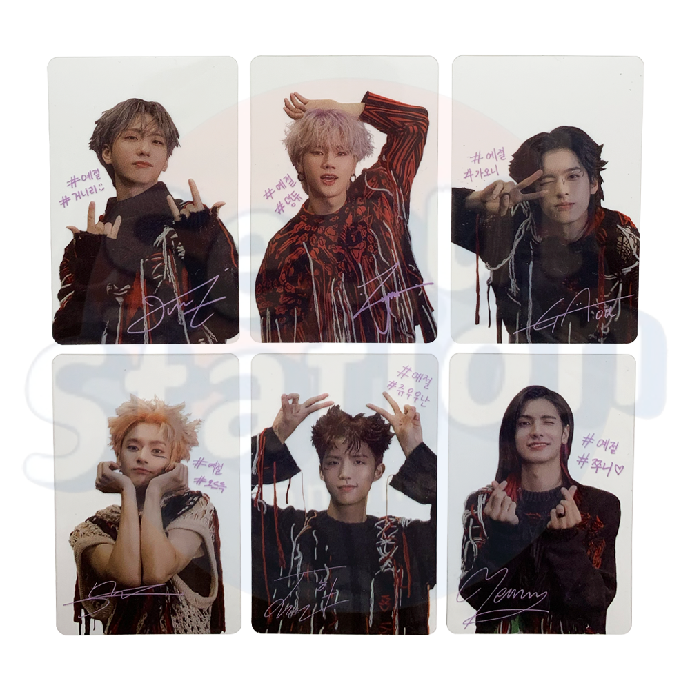 XDINARY HEROES - STAGE ♭ : OVERTURE - JYP SHOP MD Clear Photocard XDINARY HEROES - STAGE ♭ : OVERTURE - JYP SHOP MD Clear Photocard