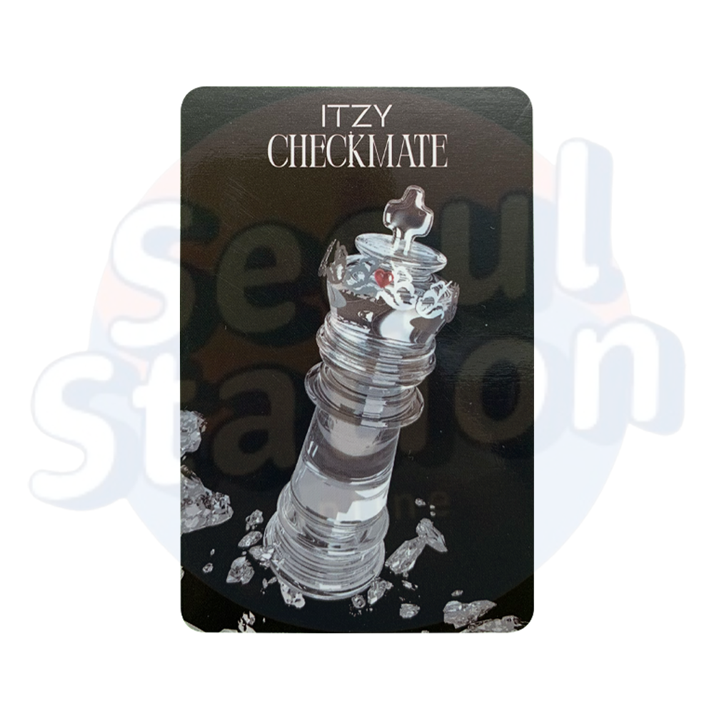 ITZY - CHECKMATE - Photo Card - Scepter Ver. (black back) 