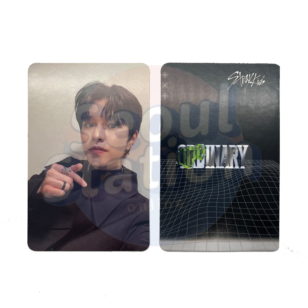 STRAY KIDS - ODDINARY - LIMITED Ver. Photocard - BLACK Ver. - B
