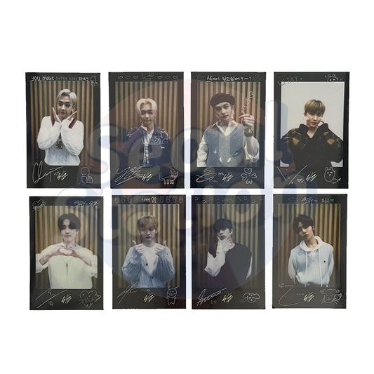 Stray Kids - ODDINARY - Soundwave 2nd Round Polaroid Photo Card + Transparent Frame Card
