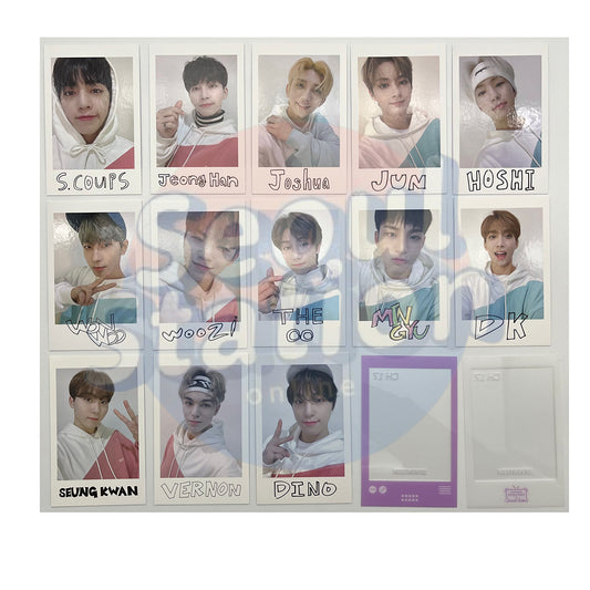 SEVENTEEN - 2020 SVT 4th Fan Meeting - Seventeen in Caratland - Polaroid Photo Card Set B