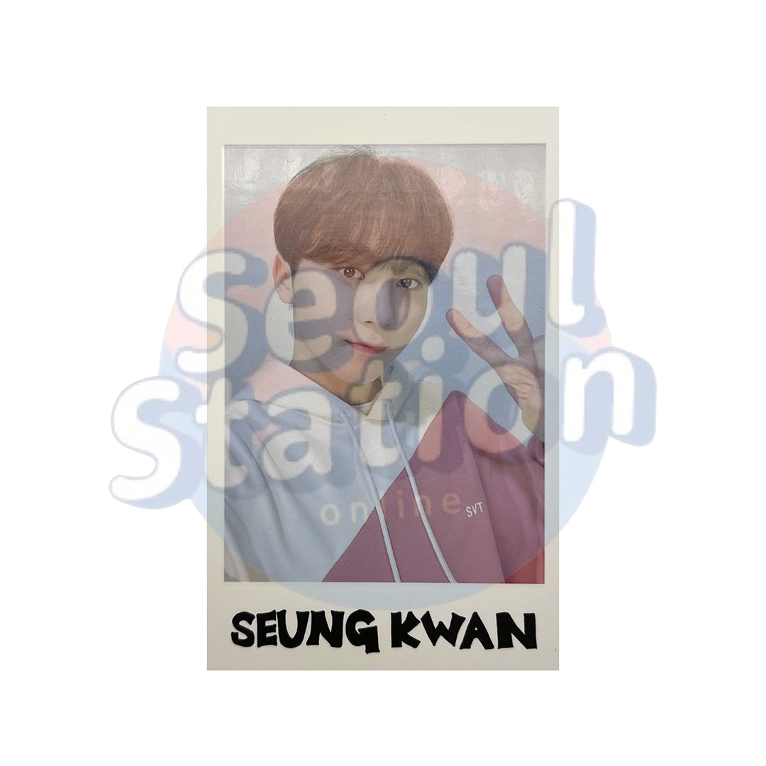 SEVENTEEN - 2020 SVT 4th Fan Meeting - Seventeen in Caratland - Polaroid Photo Card Set B Seungkwan