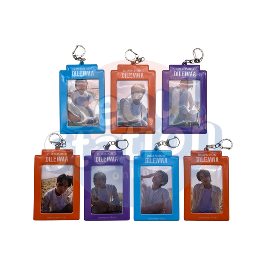 ENHYPEN - Dimension: Dilemma - WEVERSE Photo Card with Random Key Charm Frame