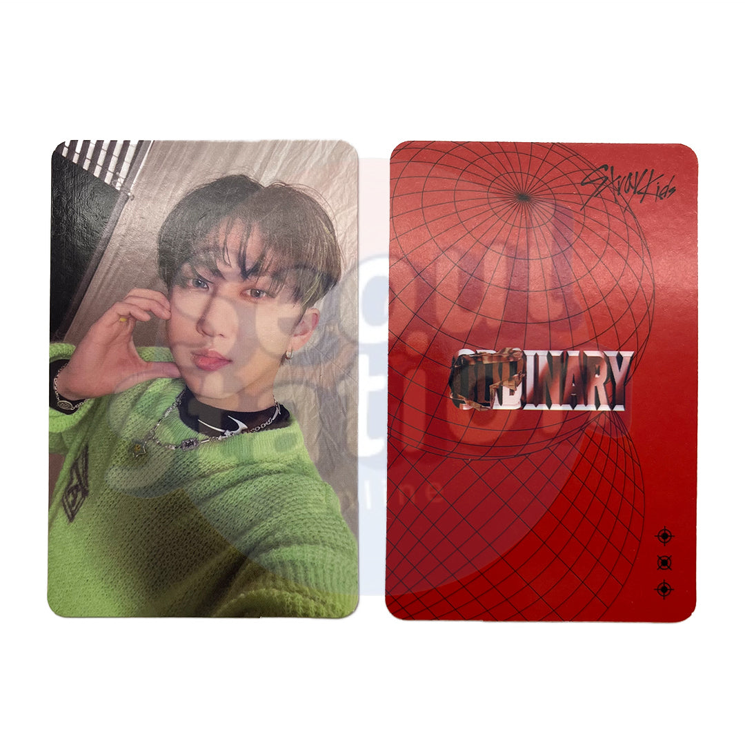 Stray Kids - ODDINARY - Mask Off Version - Photo Cards (Red) Changbin