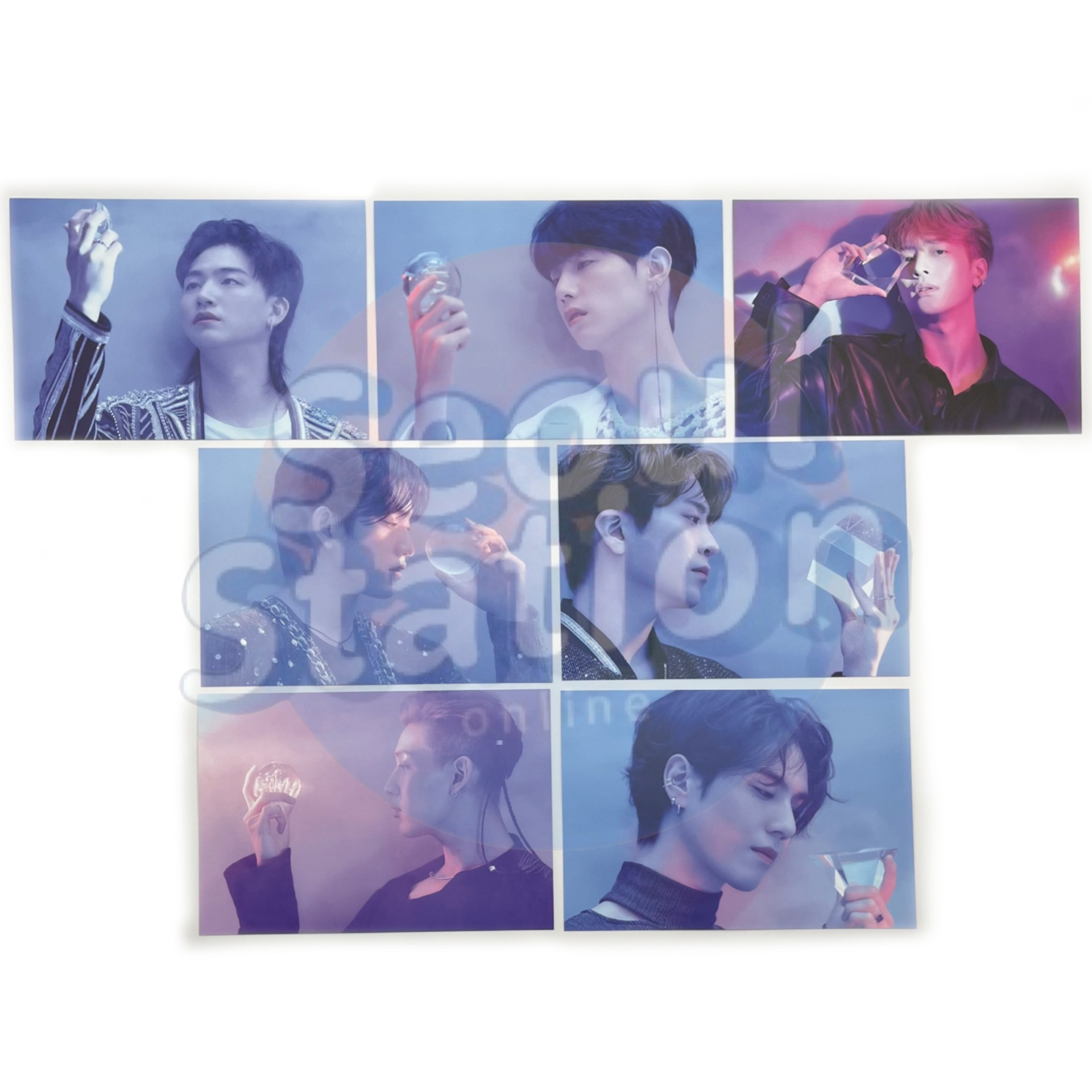 GOT7 - Breath of Love: Last Piece - Post Card Set (Blue)