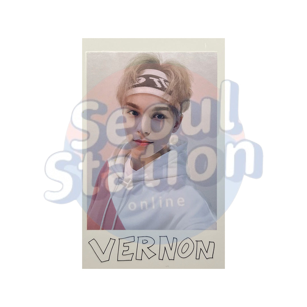 SEVENTEEN - 2020 SVT 4th Fan Meeting - Seventeen in Caratland - Polaroid Photo Card Set B Vernon