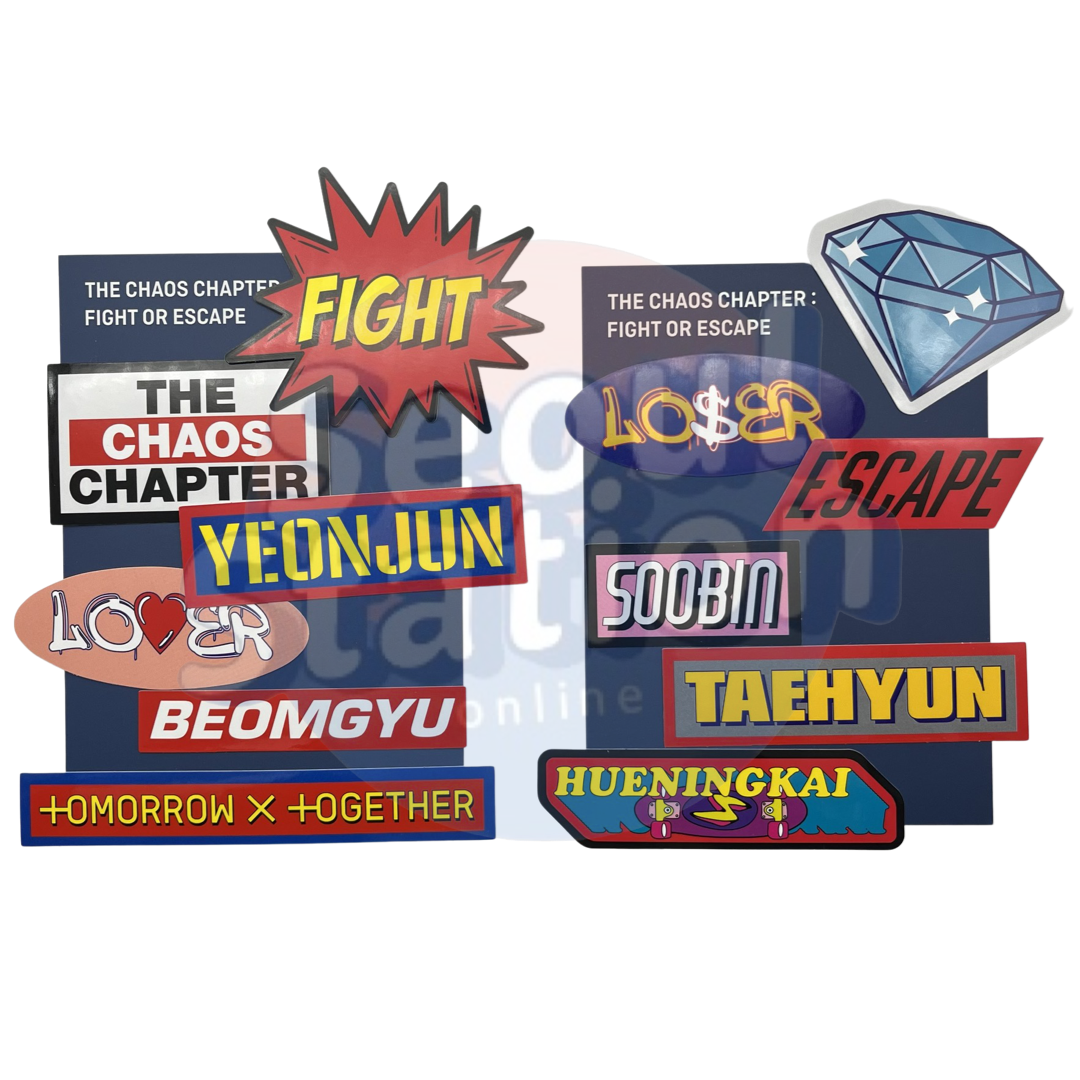 TXT - The Chaos Chapter: Fight or Escape - Sticker Set (2 Versions)