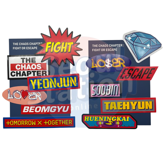TXT - The Chaos Chapter: Fight or Escape - Sticker Set (2 Versions)