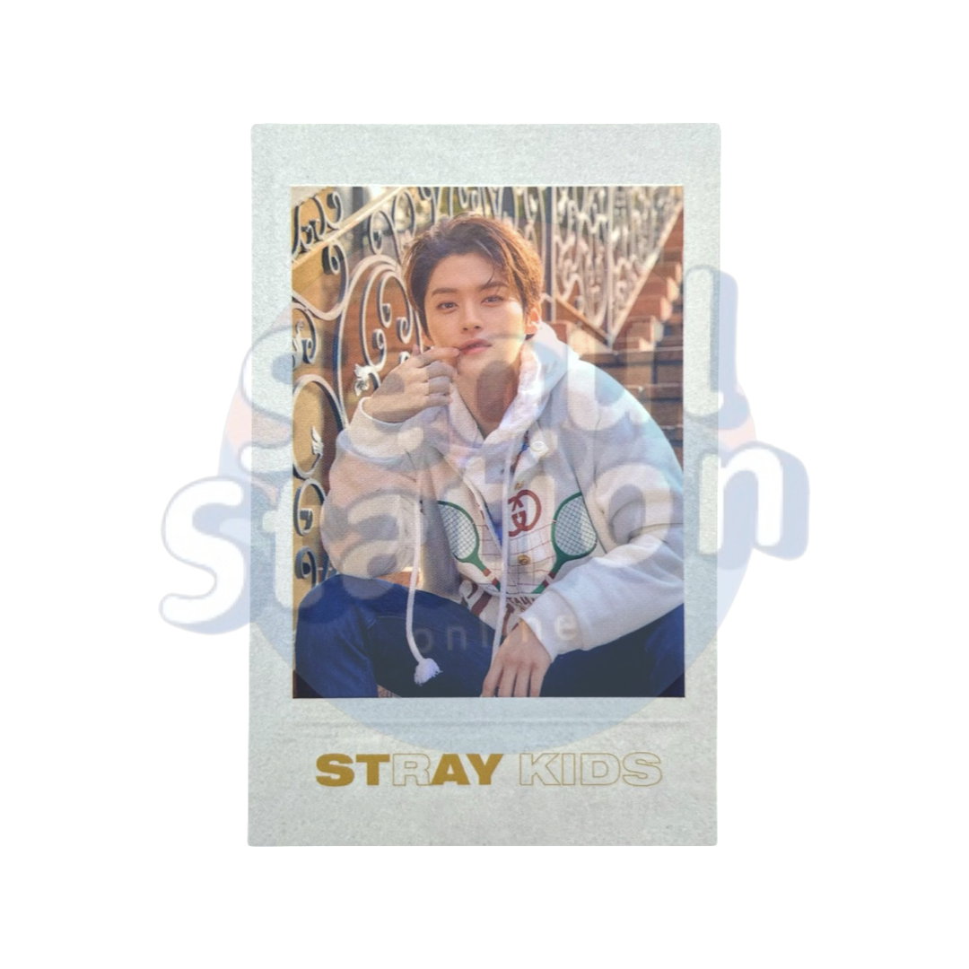 Stray Kids -  Lee Know - Unlock: Go Live In Life - Polaroid hand on face