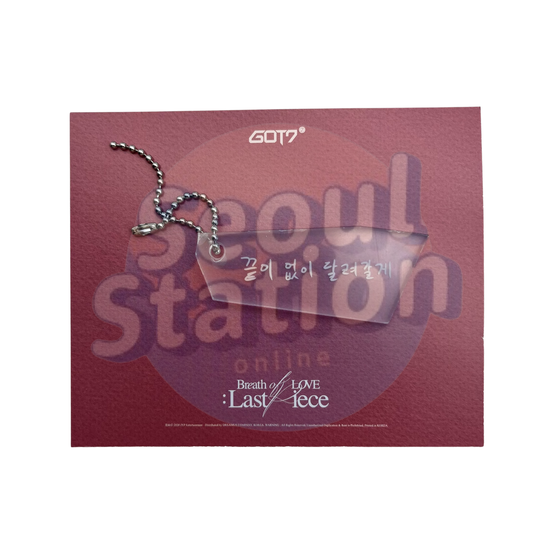 GOT7 - Breath of Love: Last Piece - Message Key Ring