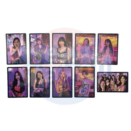 TWICE - Taste of Love - Fallen Ver. (Dark Blue) Photo Card