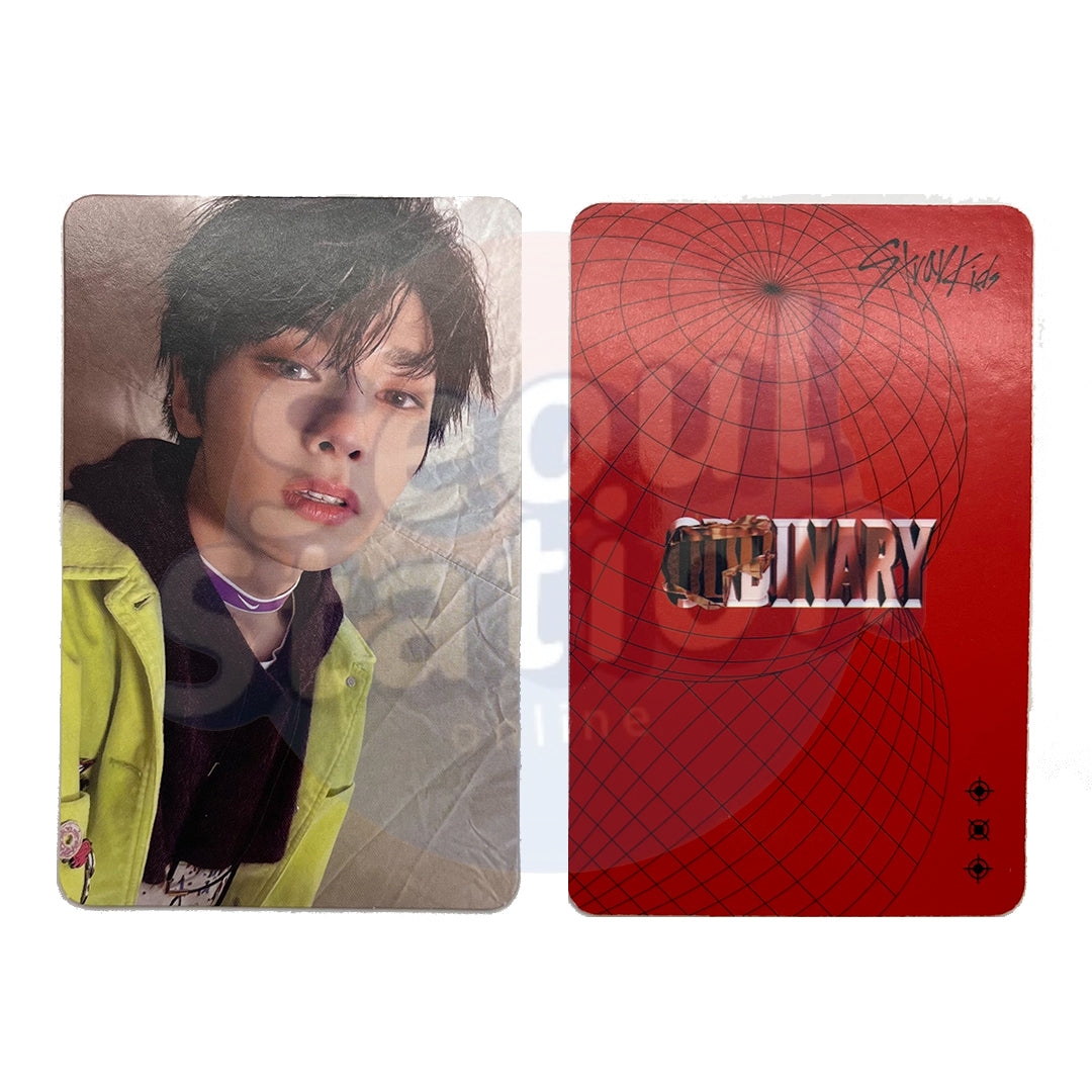 Stray Kids - ODDINARY - Mask Off Version - Photo Cards (Red) I.N